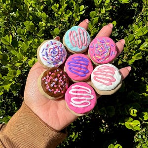 quirky pill storage box, trinket container, sugar cookies, sprinkles, dessert accessories, ring box