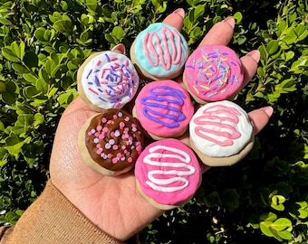quirky pill storage box, trinket container, sugar cookies, sprinkles, dessert accessories, ring box