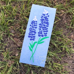 bluebonnet car decal, vinyl decal, Texas car decal, flower stickers, car accessories, southern car decals, state flowers