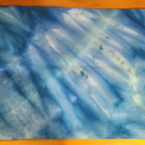 Hand dyed Aida cloth 18 count