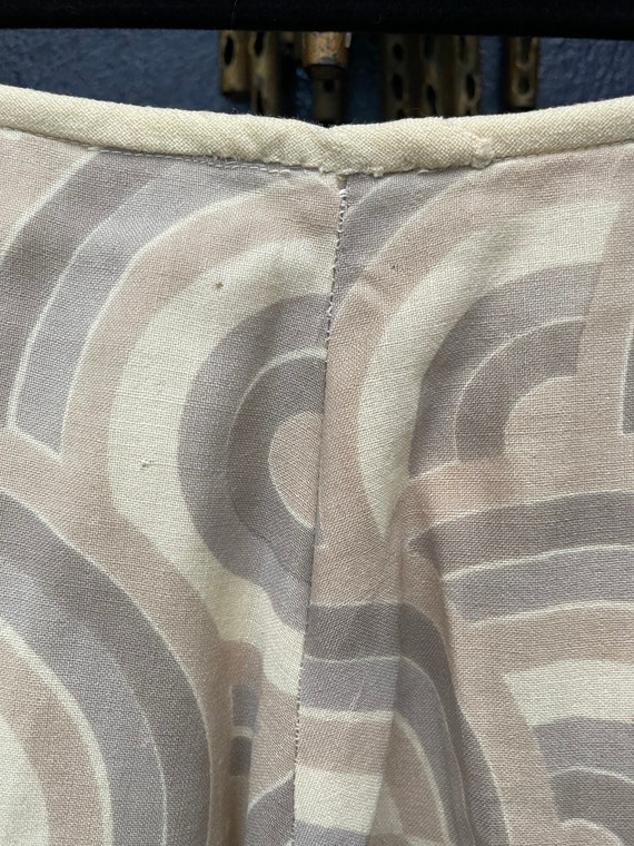 A Pair of 1960’s Wool Geometric Pants - image 6