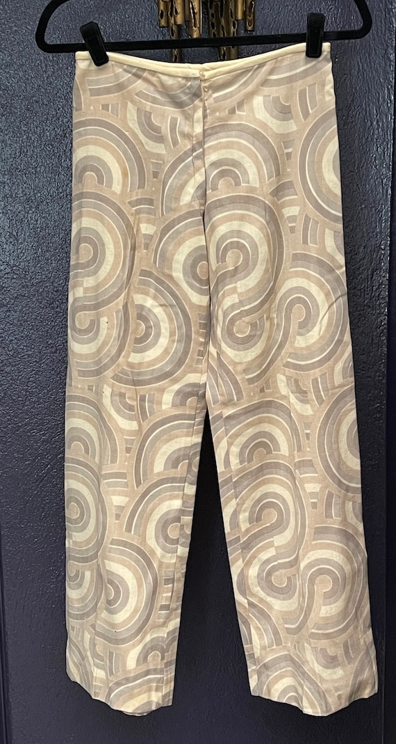 A Pair of 1960’s Wool Geometric Pants - image 1
