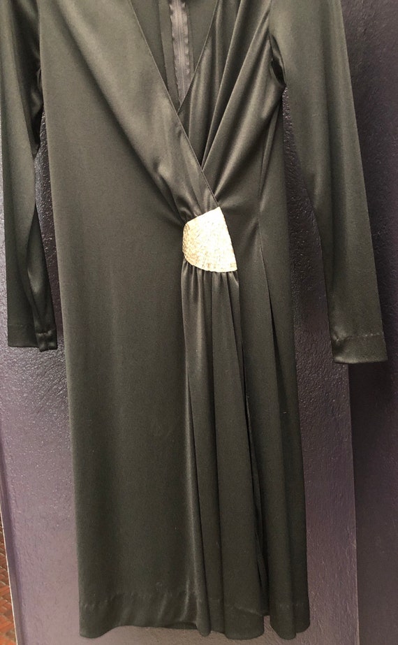 Vintage Black 1970’s Joy Stevens Dress - image 4