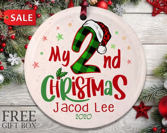 baby's 2nd christmas ornament