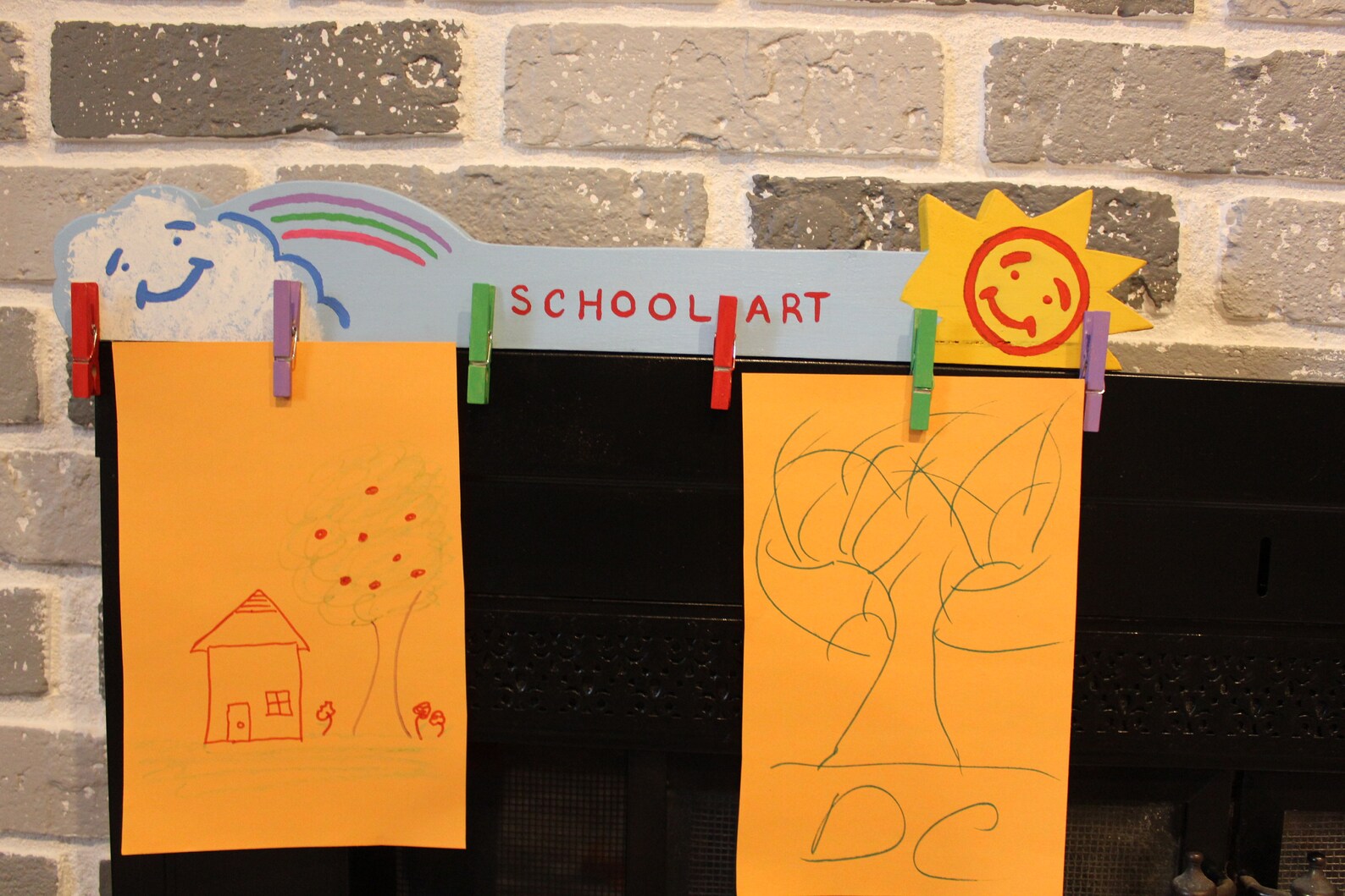 School Art Wall Hanger to Display Your Child's Beautiful Etsy Australia