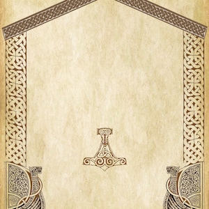 Viking party invitation