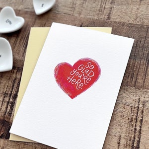 Love Cards / Anniversary Card For Husband / Boyfriend Birthday Card / Valentines Day Cards For Him, Her / Heart Card / Romantic Gifts