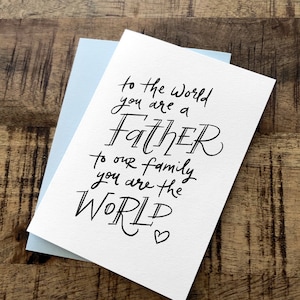 Fathers Day Card From Wife, Daughter, Son / First Time Dad Gift / I Love You Dad Card / New Dad Card / Dad Birthday Card / Fathers Day Gift
