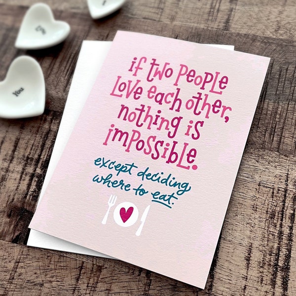 Funny Valentines Cards For Him Her / Anniversary Card For Husband / Wife Birthday Gift / Valentines Day Love Cards / Boyfriend Birthday Card