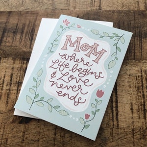 New Mom Card / Mothers Day Card / Pregnant Mom Gift / Expecting Mom Gift / First Time Mom Gift / New Mother Card / Baby Shower Card