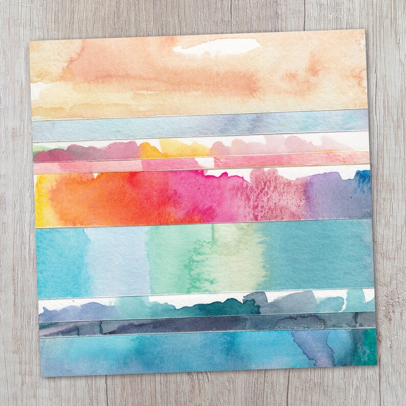 Abstract Coastal Wall Art / Colorful Ocean Art / Abstract Etsy