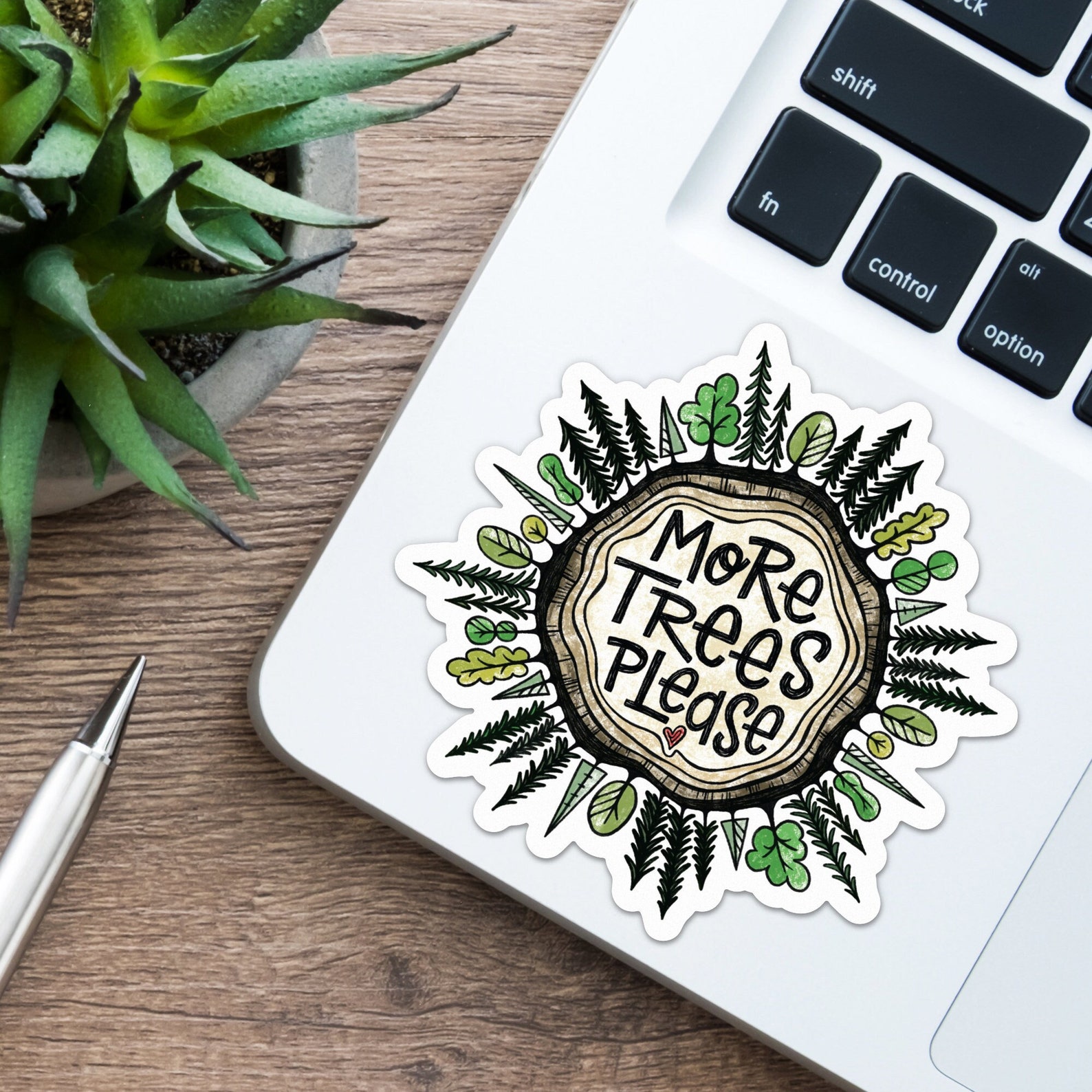 Tree Hugger Sticker / Environmental Stickers / Nature Stickers Etsy