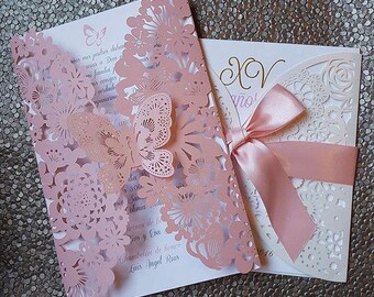 quinceanera invitation etsy