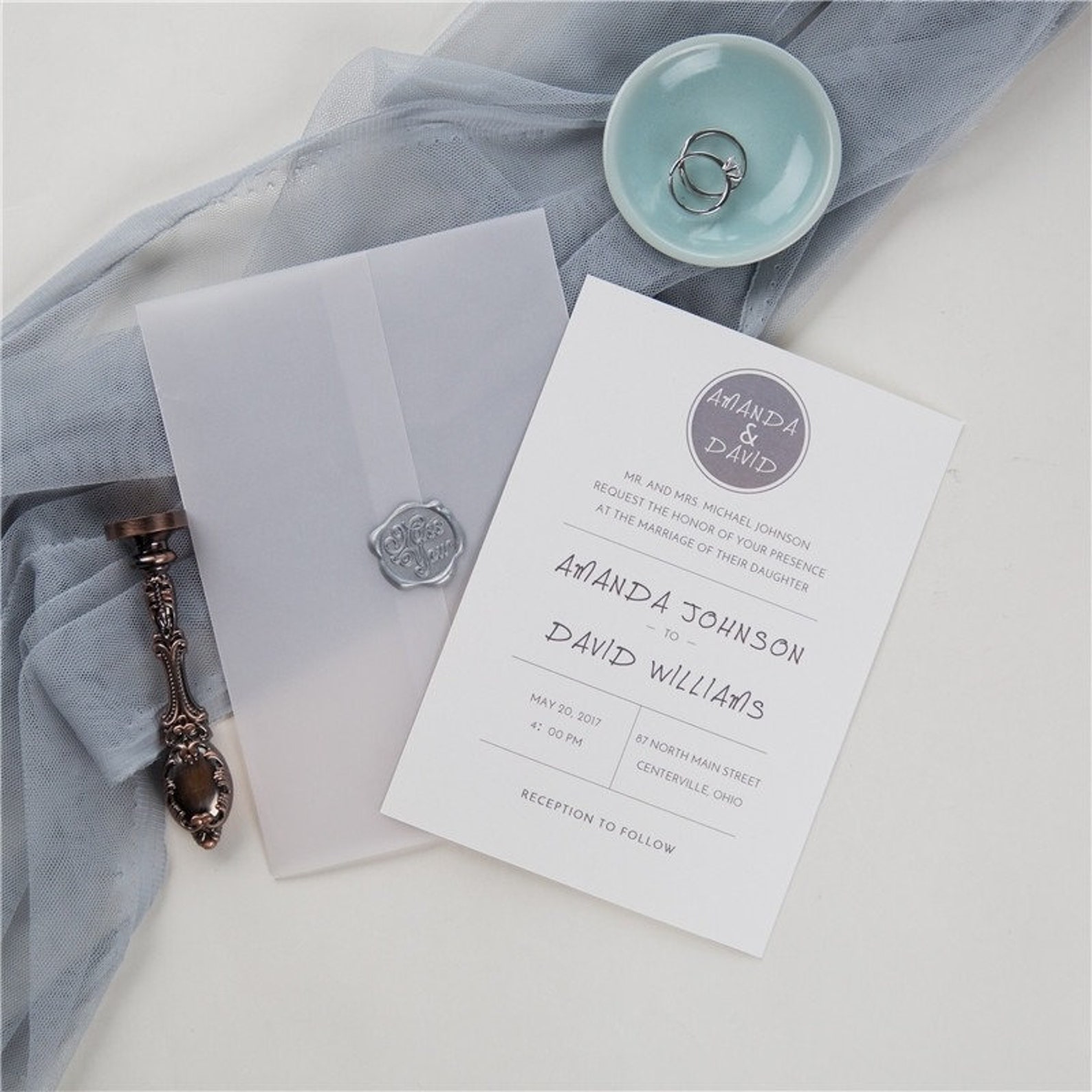 Vellum Wrap Paper for 5 X 7 Invitation Vellum Paper Supplies Etsy