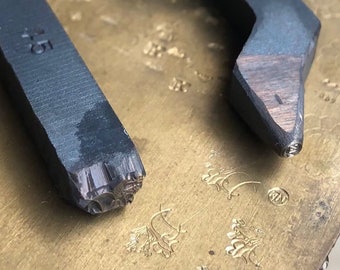 Strumento per stampaggio di gioielli micro personalizzato - Stampa personalizzata Logo di gioielli Hammer Timbro Stampaggio di alta qualità Migliora le tue abilità nella creazione di gioielli