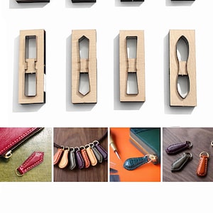 Leather Handbag Accrssory Cutting Die Zipper Holder Leather Decoration Tool For Die Cutting Machine DIY Handicraft Cut