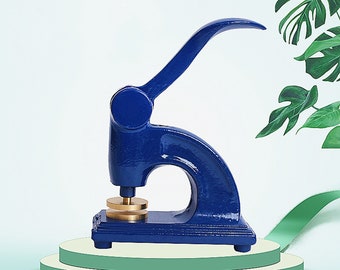Tafelblad 300 g gepersonaliseerde reliëfstempel - grote aangepaste papieren embosserzegel bruiloft - logo-embosser, bibliotheekboekembosser, brandingtool