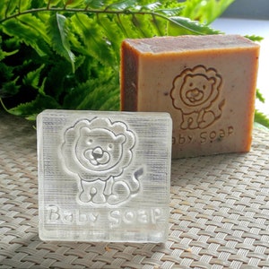 large Custom Acrylic Soap embossing Stamp, Personalized High quality Transparency Acrylic Soap Stamp To Imprint Custom Logo clay, cookie