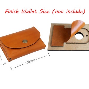 Custom Die DIY Leather Craft Card Holder Coin Bag Knife Mould die Cutter Hand Punch Tool Pattern, DIY Leather Laser Knife die