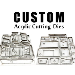 Leather Die Cut with Acrylic mount for leather cutting and paper cutti – LW  CUSTOM WORKS