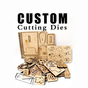 Custom Design leather Cutting Dies - Japanese blade Mould Wooden Molds Laser Carving Cutting Knife Hand Punch Tools Leather Paper