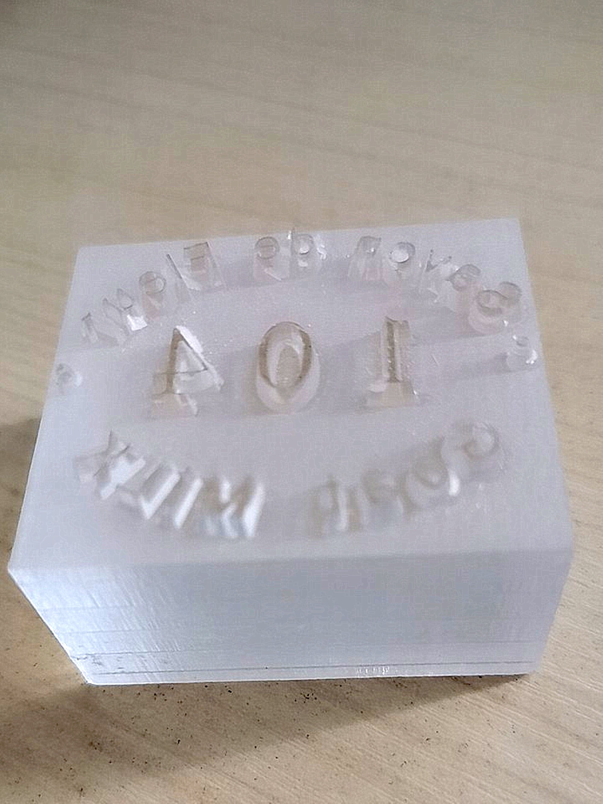 Large Custom Acrylic Soap embossing Stamp Personalized High Etsy