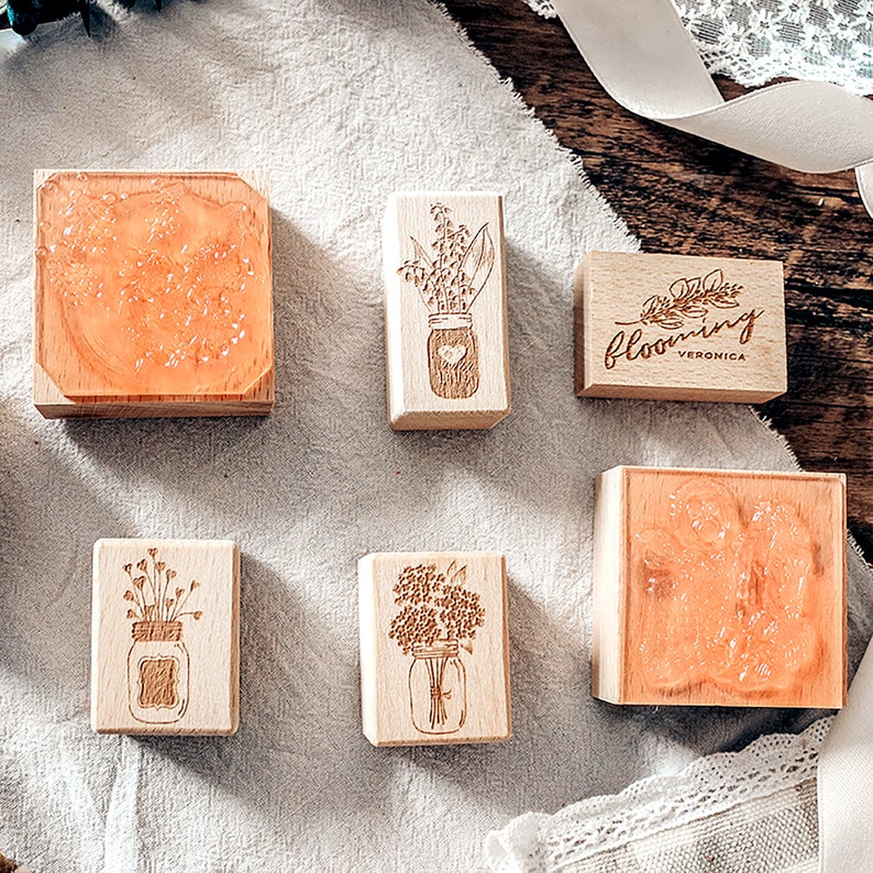 Rubber Stamp Custom Logo ink Stamp Business address logo Stamp Logo