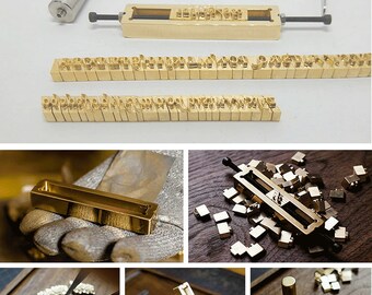 Ferro Per Marchio Personalizzato Su Legno – Timbro In Rame 3.8x3.8 Cm | Con Manico In Legno E Supporto | Per Artigianato, Pelle, Prodotti Da Forno