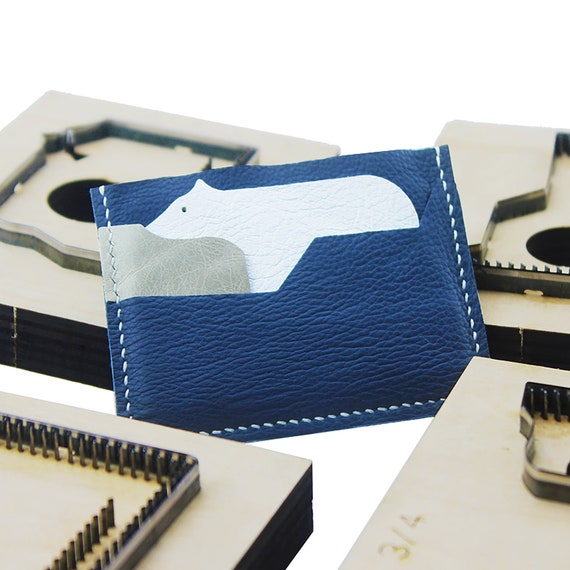 Polar Bear Card Bag Leather Cutting Die Cut Mold Set,custom Leather Punch  Die,leather Crafts Kraft Tool 