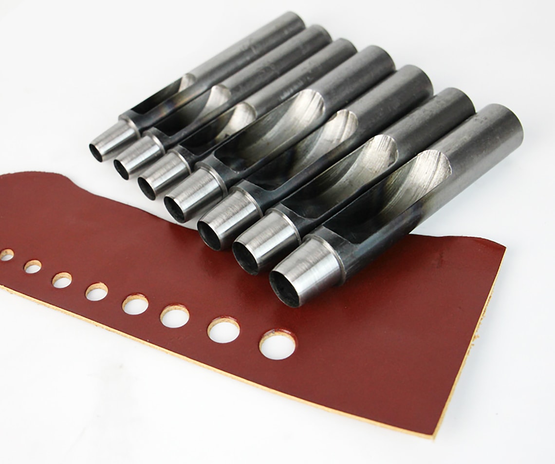 10pcs/set Hollow Punch Leather Hole Punch Round Metal Craft Etsy