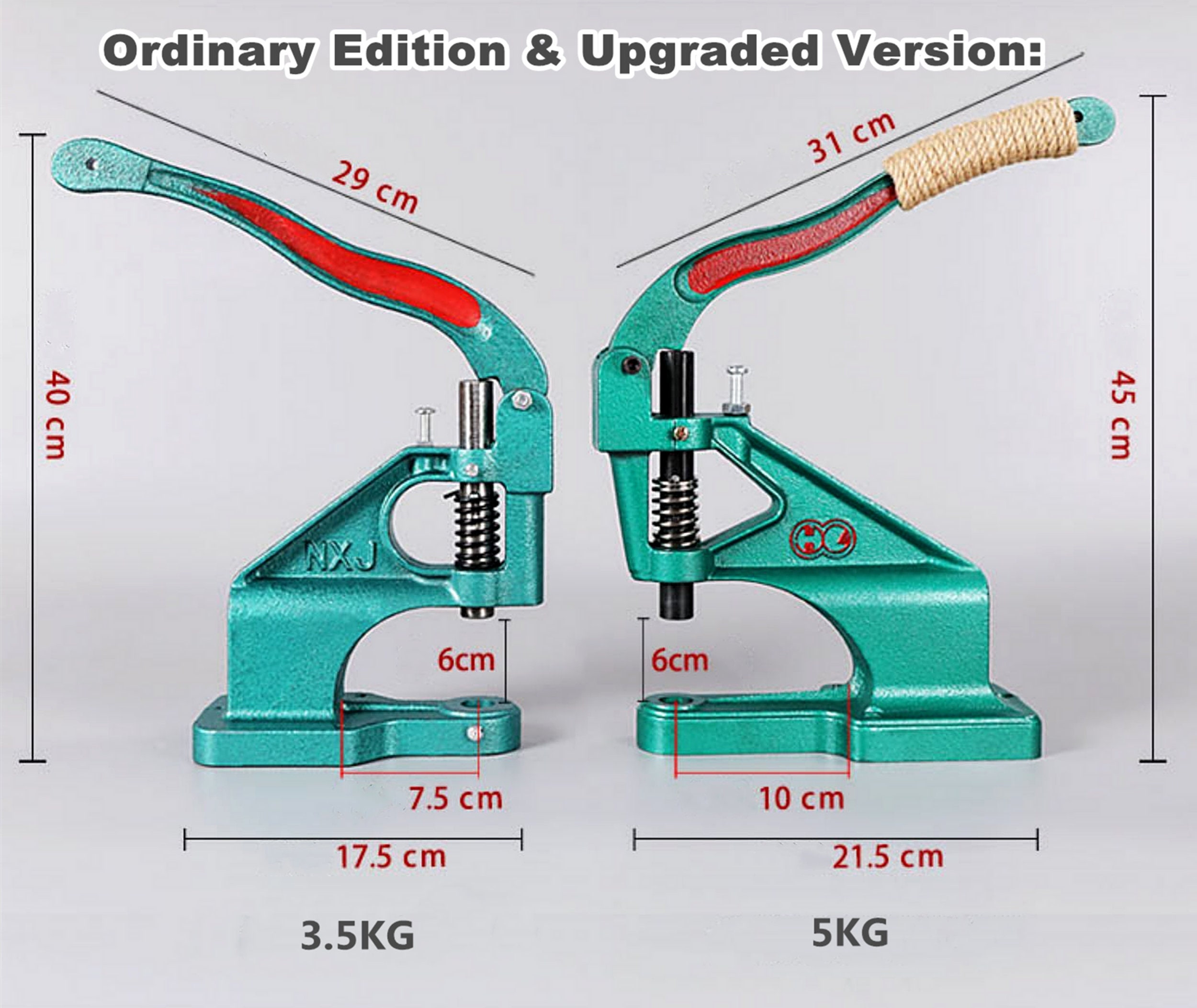 Large Heavy Duty Hand Press Tool for Setting Rivets Grommets Etsy