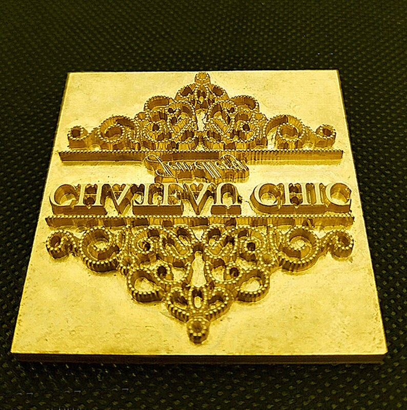 Customize Personalized Embosser Stamp Custom Leather logo Etsy