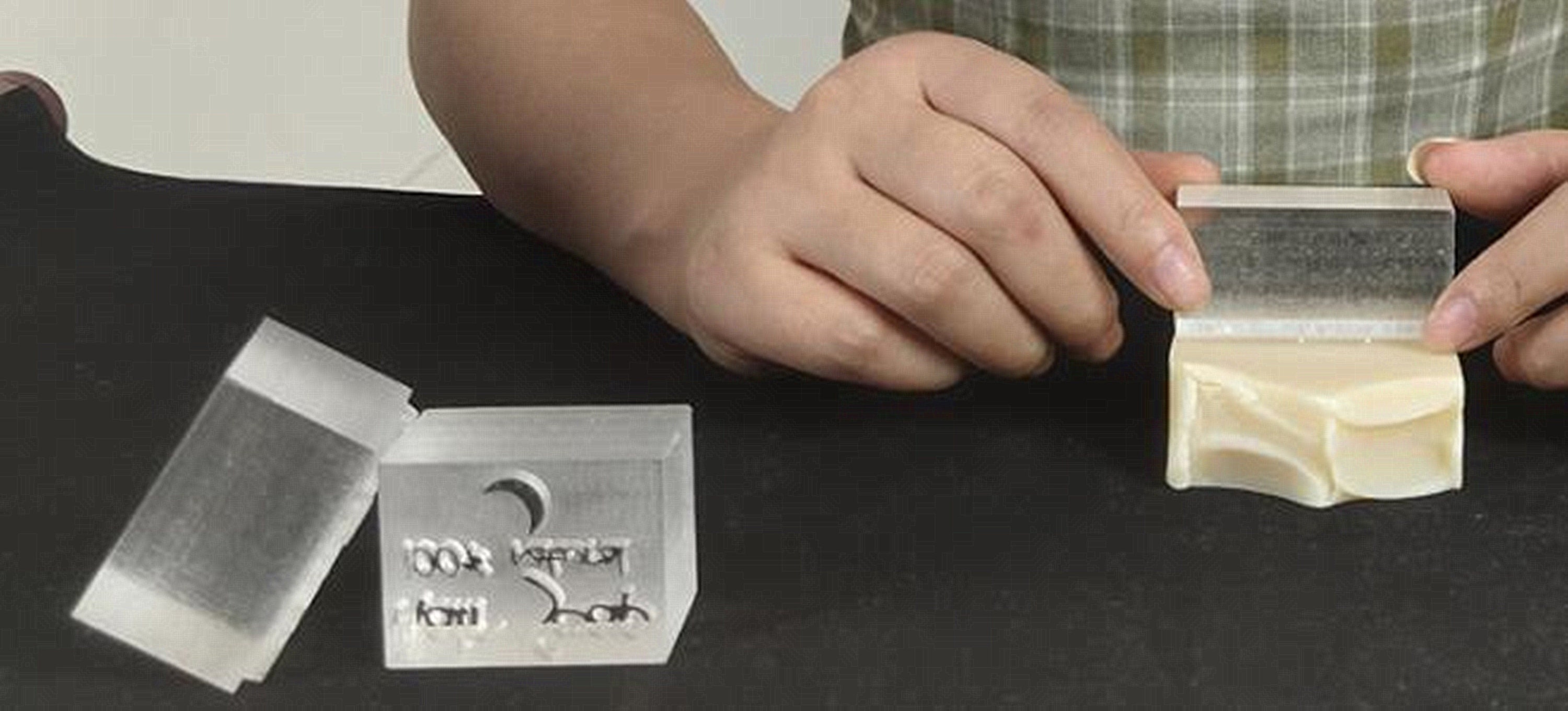 Large Custom Acrylic Soap Embossing Stamp Personalized High Etsy