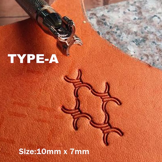 Leather Texture Working Saddle Making Tools Leather Embossed Stamping Tools  Carving Leather Craft Stamps Tools Stamping Punches,art Stamp 