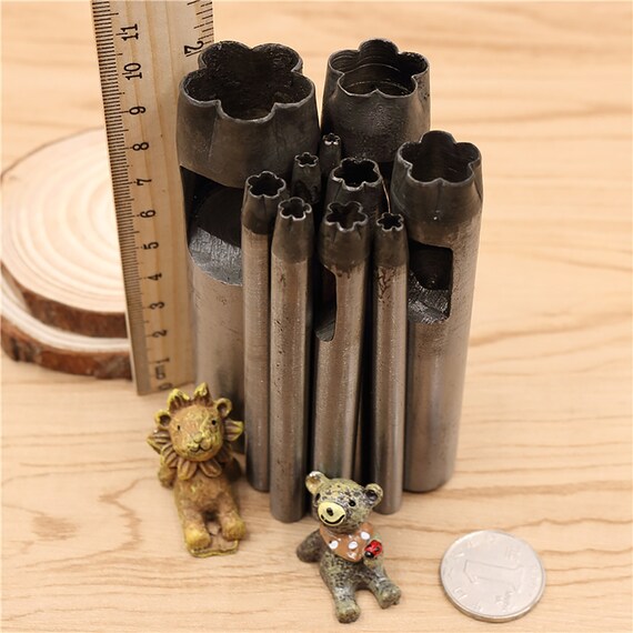 Leather Craft Plum Blossom Flower Hole Punch DIY Hand Tools Hollow Punch Leather Craft Plum Blossom Flower Hole Punch DIY Hand Tools Hollow Punch