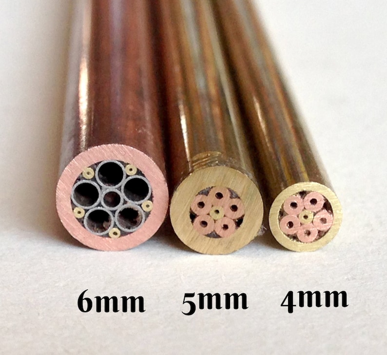 6/5/4mm Diameter Length 24cm Brass DIY Knife Handle Pins Etsy