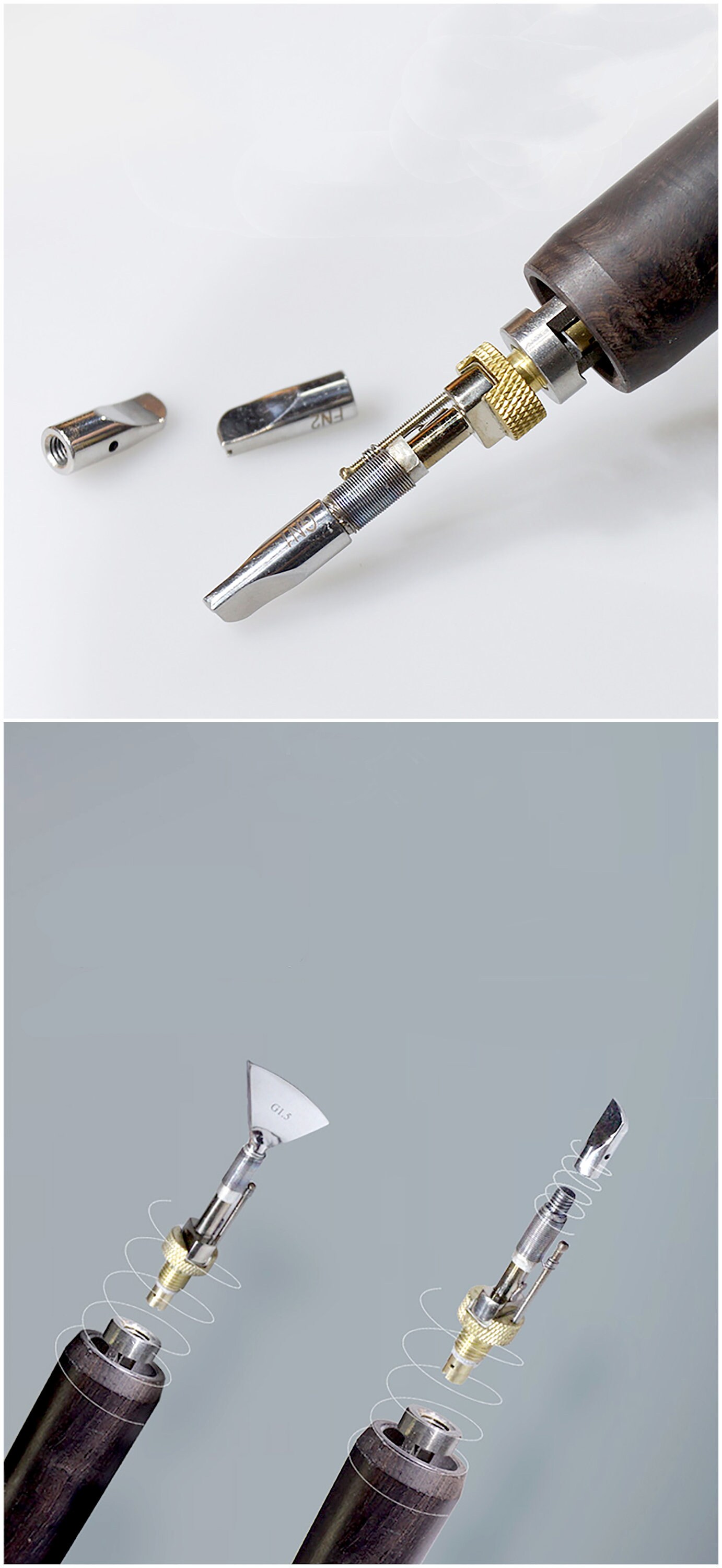 Full Set 21 Leather Edge Creaser Iron Tipelectric Leather Etsy