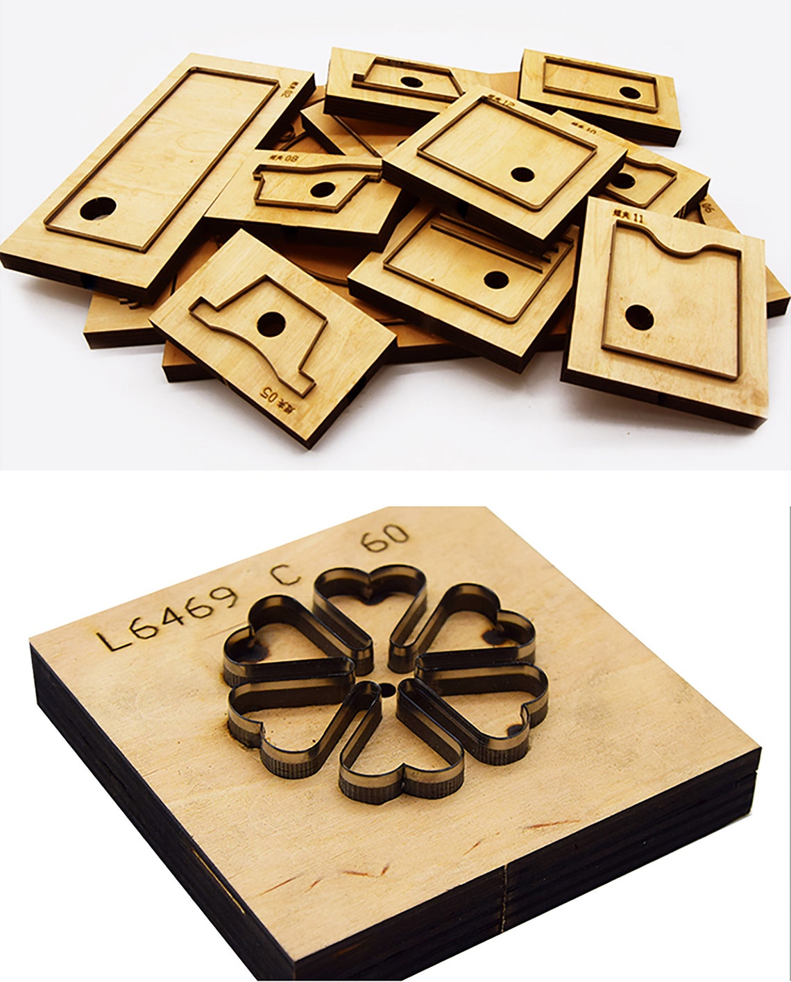 Custom Design leather Cutting Dies Japanese blade Mould Etsy