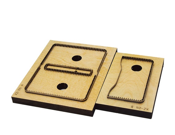 コインケース カードホルダー ジッパー付き、レザーダイカッター