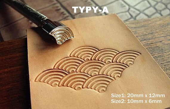 革加工サドル製作ツール、革スタンプエンボス加工ツール - 彫刻レザー