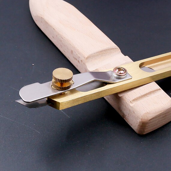Leather Craft Tools DIY Incision Cutter Knife Copper Trimming