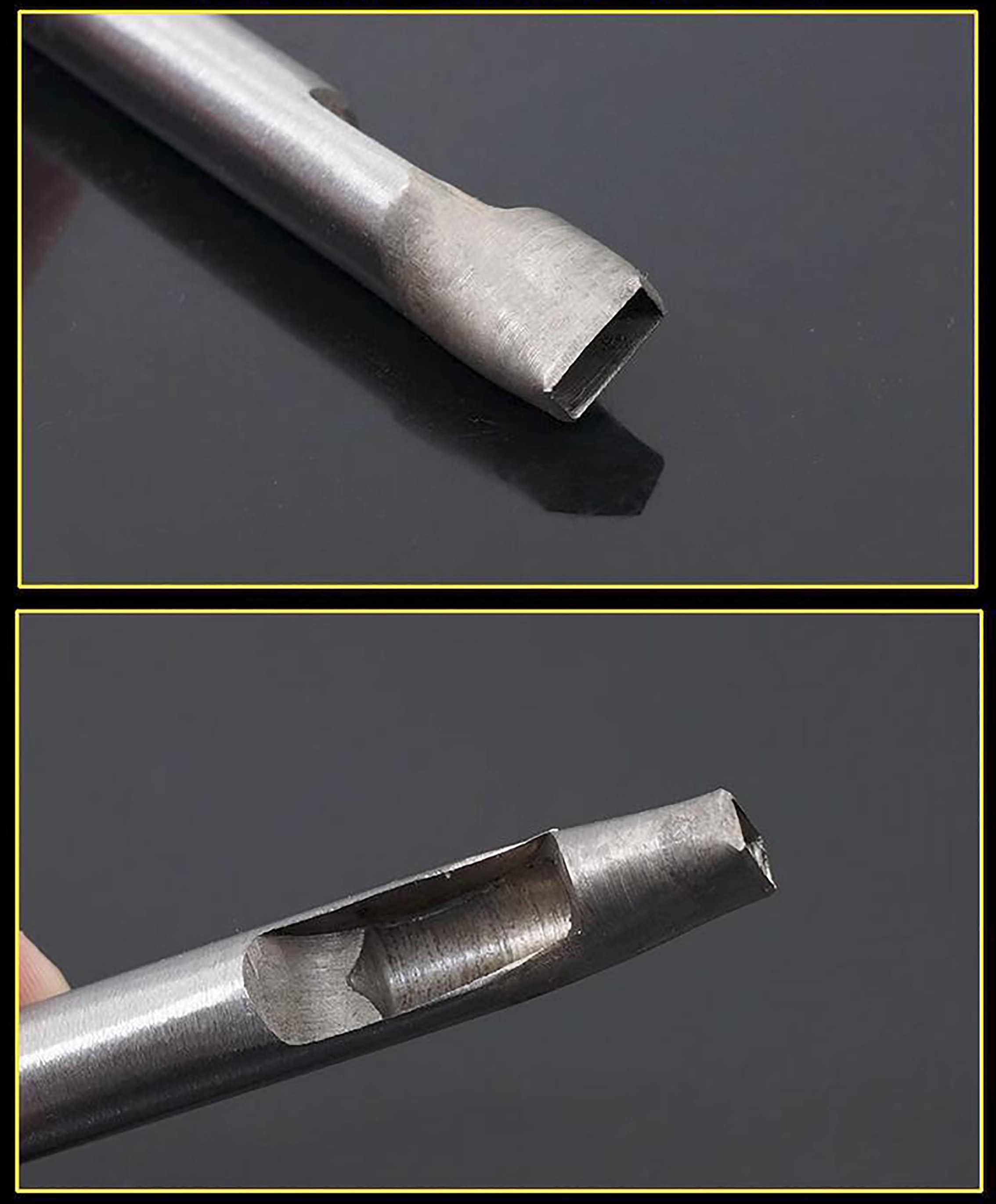 12 Pezzi Rotondo Punzone Cavo In Acciaio Set Di Punzoni Foro