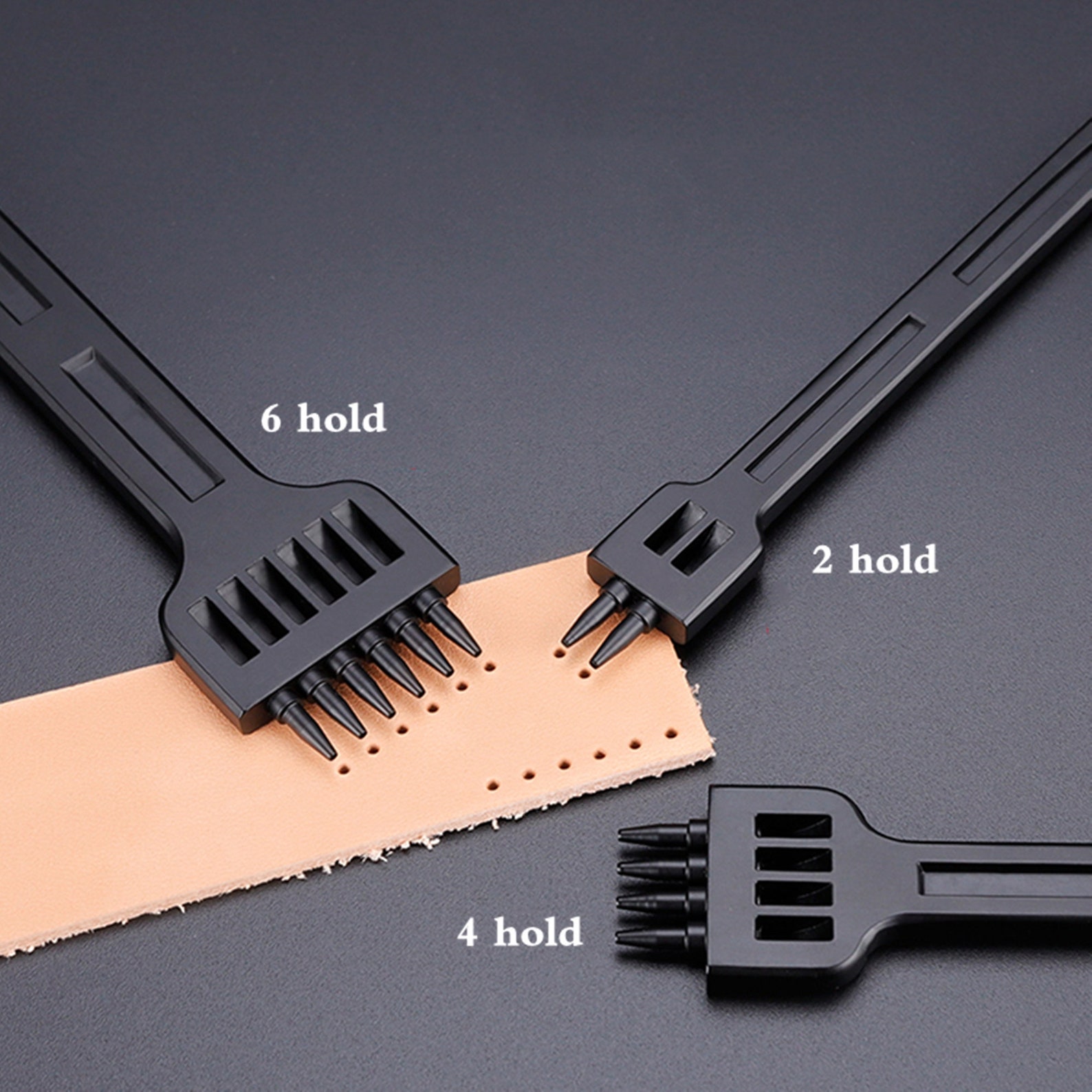 3pcs 4/5/6mm Leather Stitching Prong Punch Tool Set Steel Etsy Canada