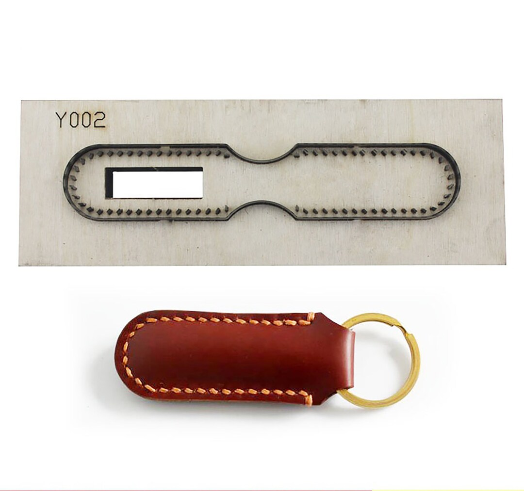 Key Chain Metal Cutting Die Handmade Leather Wallet Laser Cutter ...