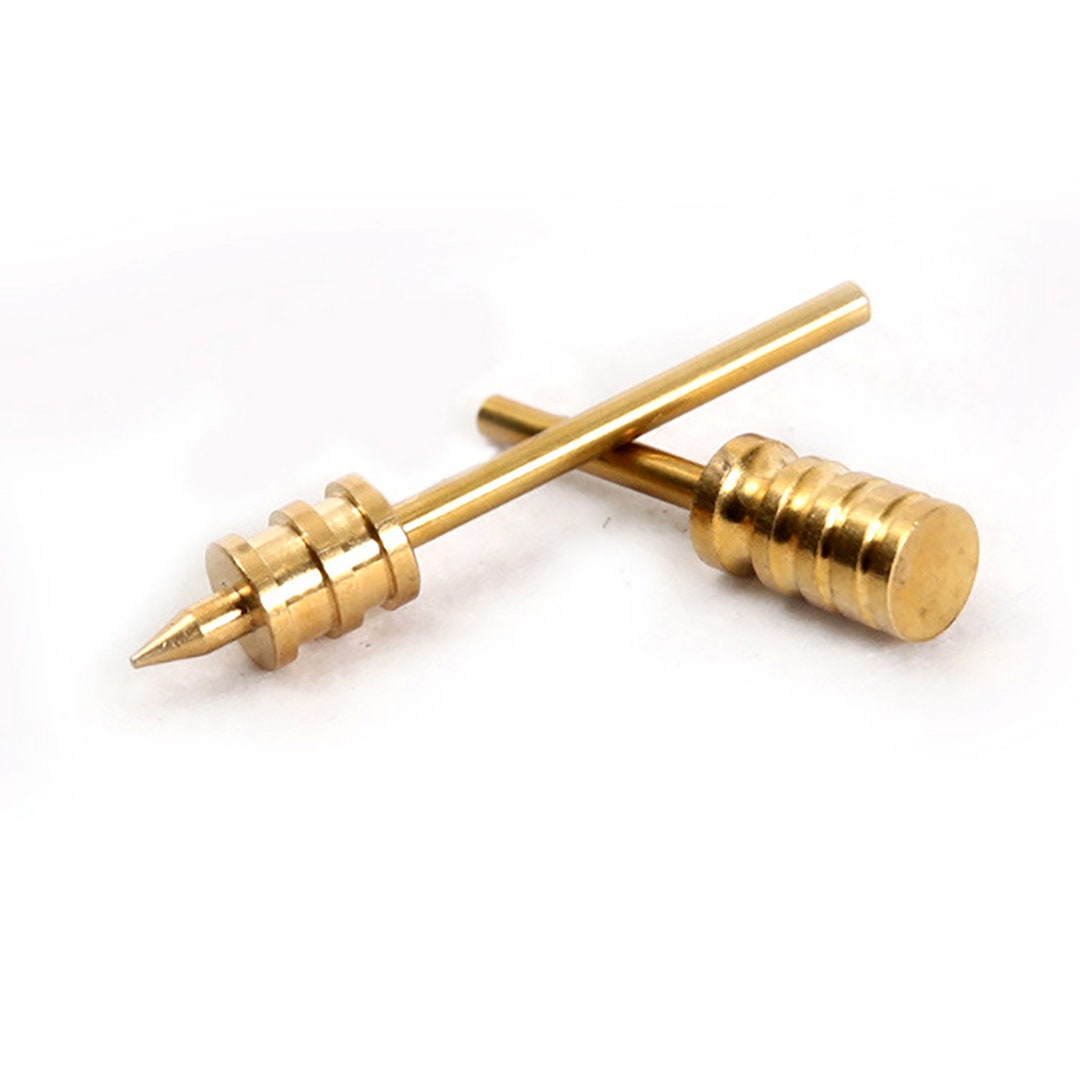 2/4 Groove Flat Sealing Edge Leather Crafts Pure Brass Leather Seal