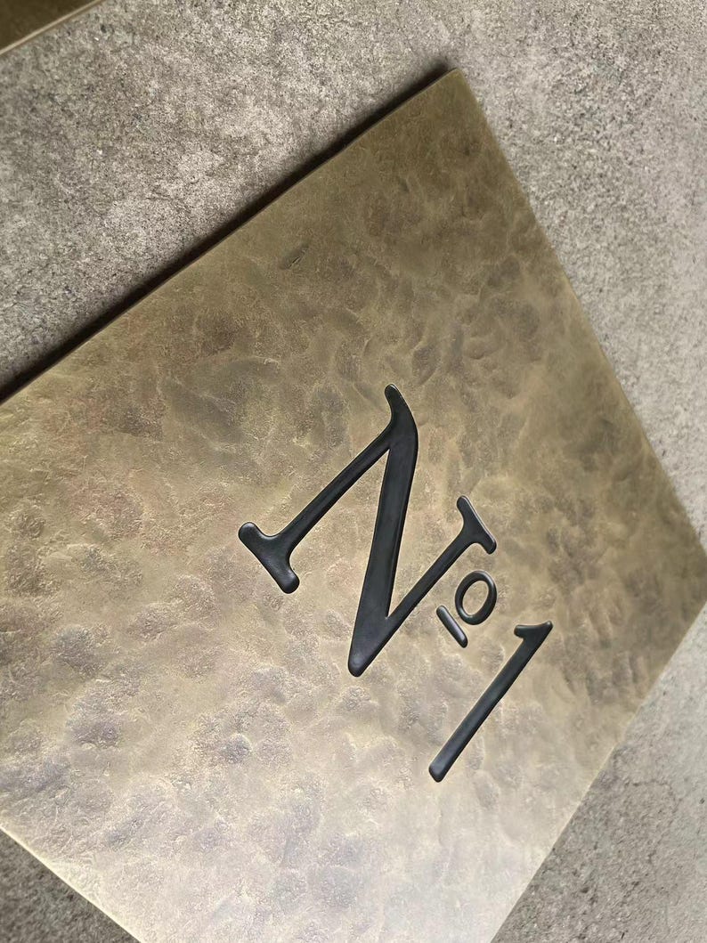 Engraved Brass Nameplates & Custom Metal Tags | Personalized Gold Signs ...