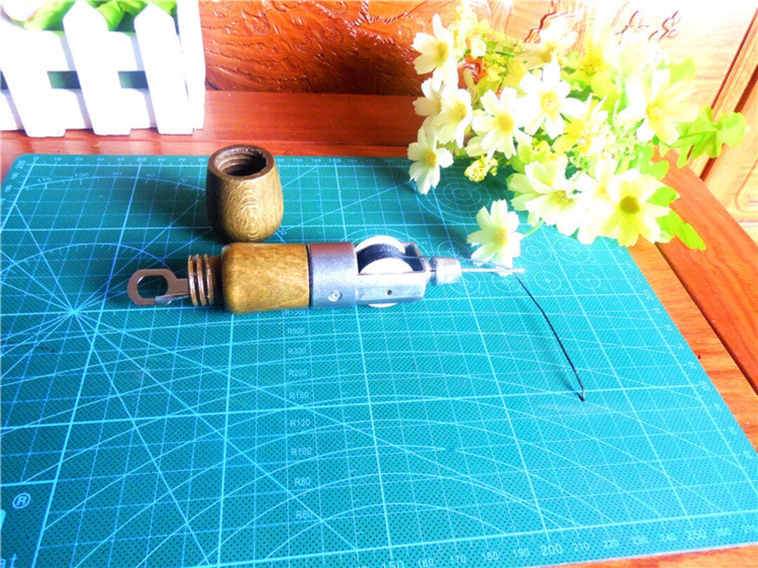 Handmade Machine Handmade Leather Sewing Machine for DIY Leather Craft - Wax Line ...