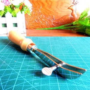 leather Craft adjustable DIY Edge Crossed Line - leather line tool