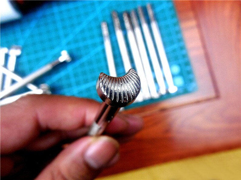 Complete Set of Leather Stamp and Hammer Engraving Etsy