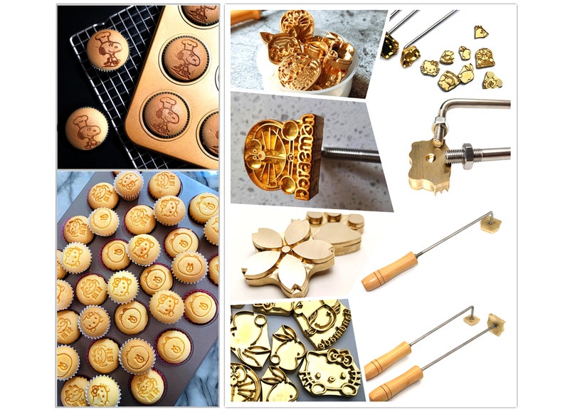 Custom Cake Stamp Personalized Leather Custom Wood Food Cake Etsy